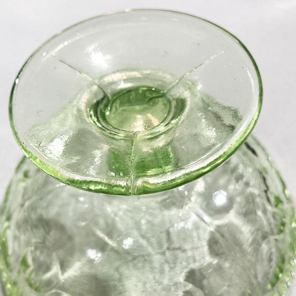 ウランガラス シャーベットカップ 1912年ー1926年頃製造 ウランガラス シャーベットカップ 1912年ー1926年頃製造