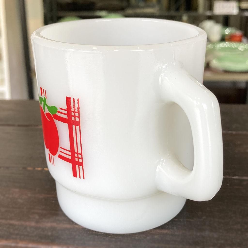スタッキングマグ ハーティーアップル 1977年～1986年頃製造 Fire-King