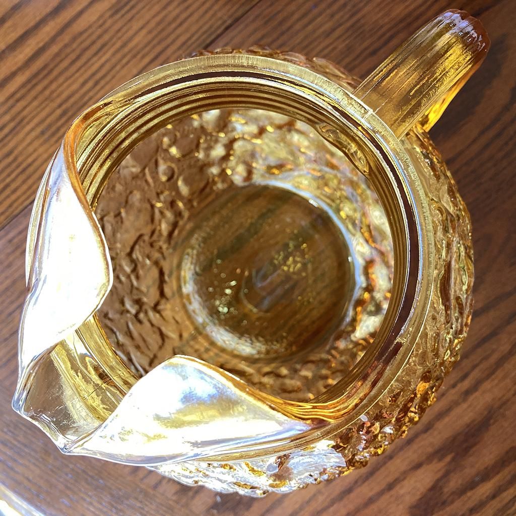 アンカーホッキング【ペーパーウェイト】ハニーゴールドAnchorHocking Anchor Hocking” Milano Lido Honey Gold Vintage Tumbler