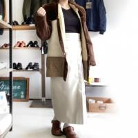 1950ǯե󥹤Υʥǥ󥸥㥱åȤΥ饤ʡ1950's French Mouton Liner of Canadian JacketBrown