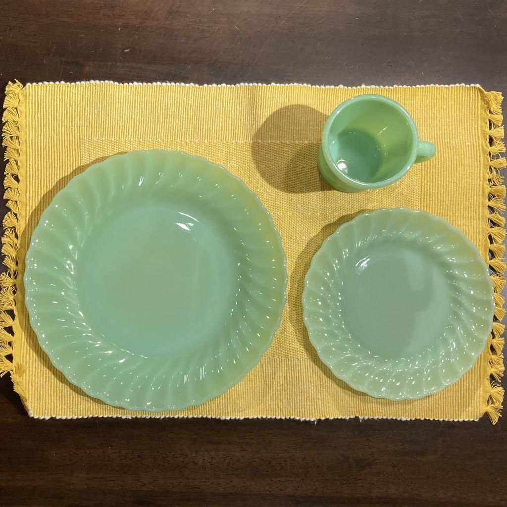 【極美品】ファイヤーキング ジェダイ シェル ディナープレート d576 シェルディナープレートジェダイ 1965～1976年製造 Fire-king