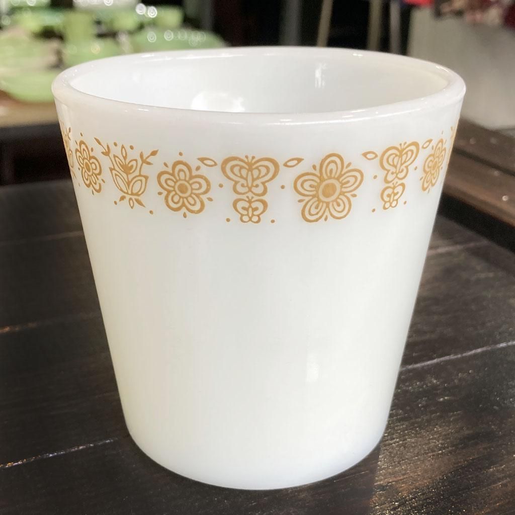 バタフライゴールドマグ 1960年代~1970年代製造 oldPyrex バタフライゴールドマグ 1960年代~1970年代製造 oldPyrex