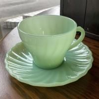 ヴィンテージ ファイヤーキング 1965年製 ジェーンレイ カップ＆ソーサー ジェダイ 1946～1965年製造 Fire