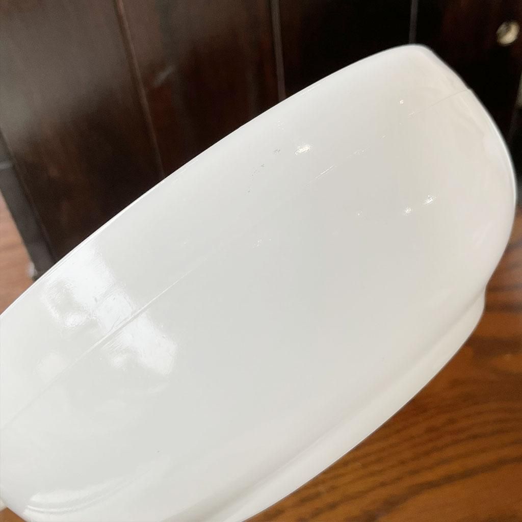 フレンチキャセロール白 1917～1983年製造 Glasbakeグラスベイク