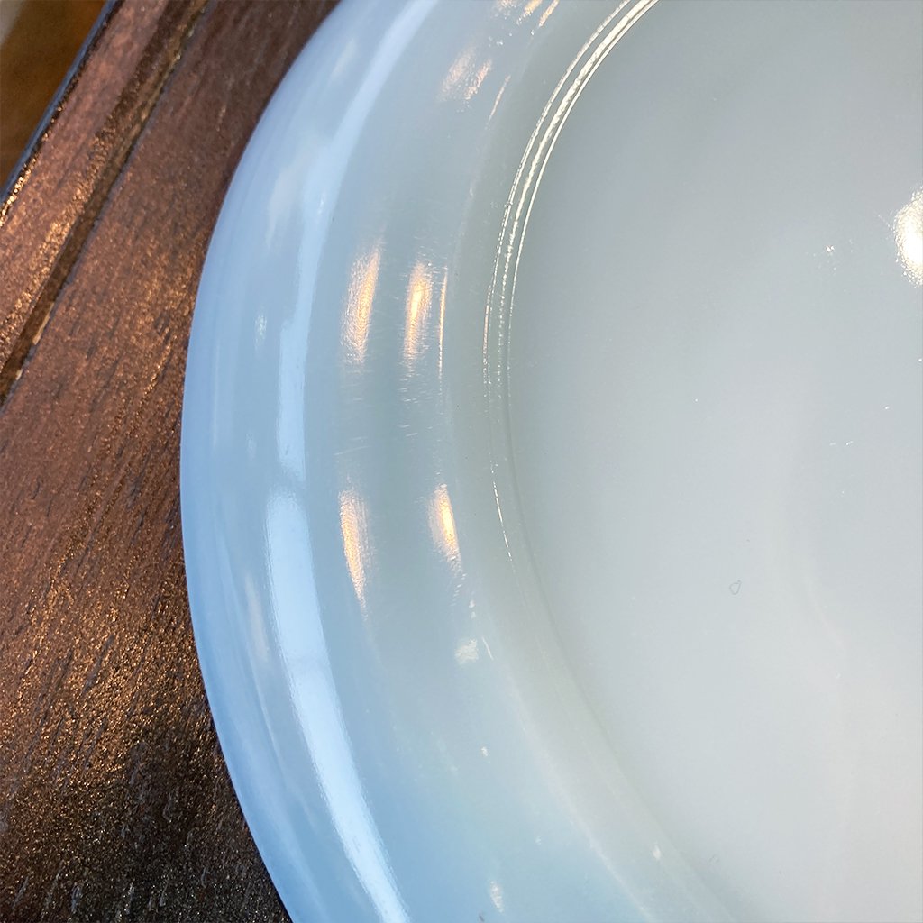極美品】ファイヤーキング ディナープレート ターコイズブルー a994 - 食器