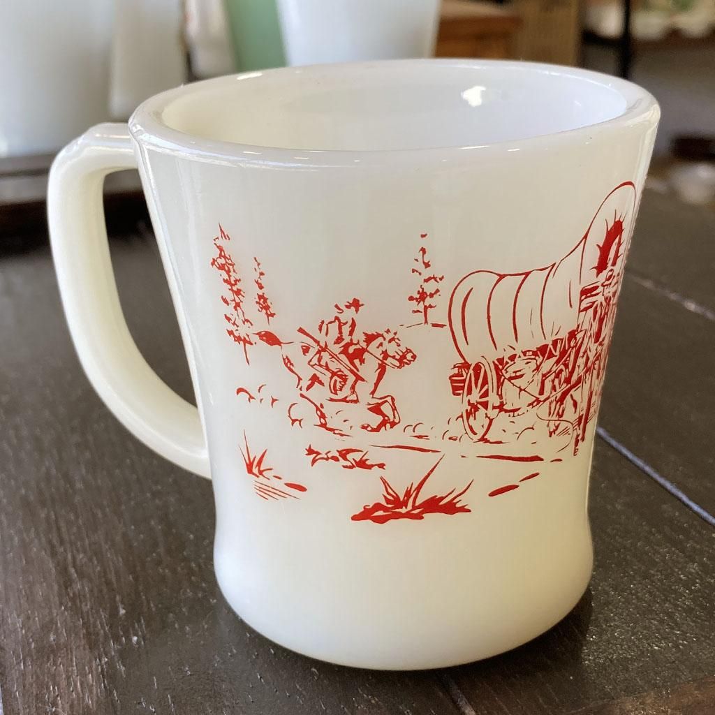 Dハンドルマグ アイボリー デイビークロケット赤 1952年代～1955