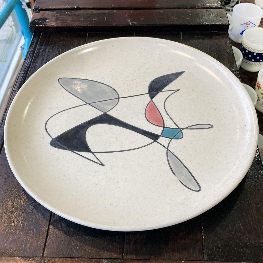 50's プレート皿　ポピートレイル26センチ 50's プレート皿 ポピートレイル26センチ