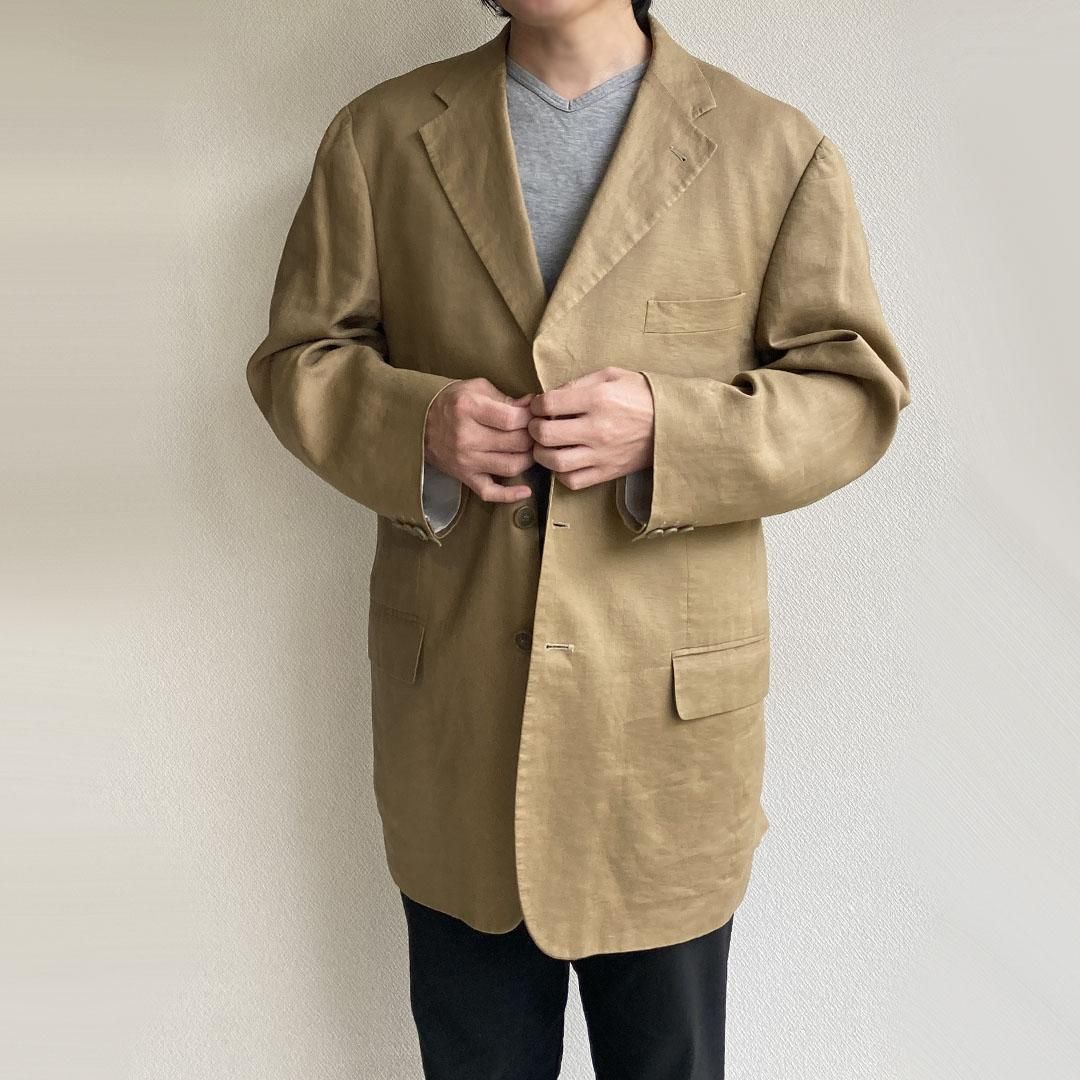 1980's Italian Linen Tailored Jacket by DINO MORI Light