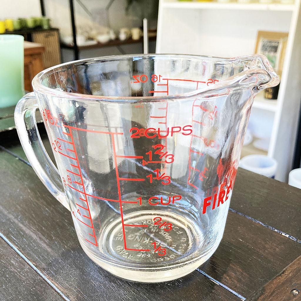 Fire King Measuring Cup 250ml 500ml 1000ml☆ファイヤーキング