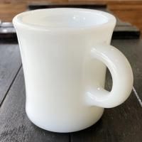 ヘビーマグ ホワイト 1950年代後期製造 Fire-king ファイヤーキング（Sランク美品）