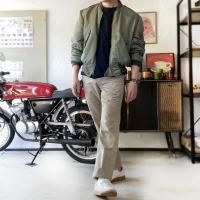 Officer Trousers Slim Type 2 Greige Chino Workers