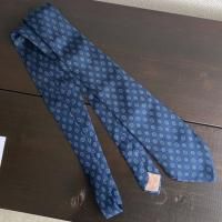 1970ǯ ե륯ͥ(ԥ롦Хޥ)ͥӡ 1970's French Silk Tie by Pierre Balman Navy