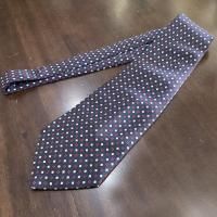 1970ǯ奤ꥢ륯ͥ ͥӡ1970's Italian Silk Tie Navy