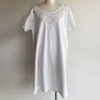 1930ǯ1940ǯ奤ꥢåȥɥ쥹 ۥ磻ȡ1930-1940's Italian Cotton Dress White