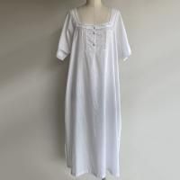 1940ǯ1950ǯ奤ꥢåȥɥ쥹 ۥ磻ȡ1940-1950's Italian Cotton Dress White
