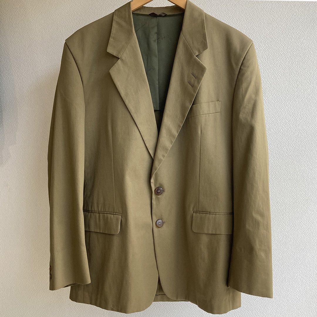 1980年代イタリア製セットアップ デッドストック ピエールカルダン 1980's Italian Set-up by PIERRE CARDIN  PARIS Light Brown - マメチコ Fashion and Vintage 通販