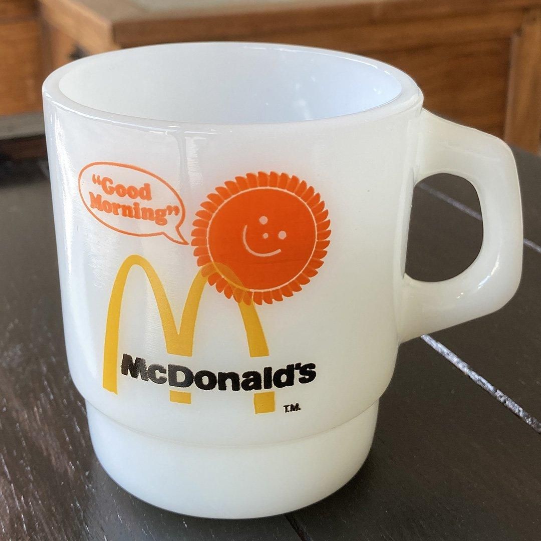 スタッキングマグ マクドナルド 1960年~1976年頃製造 Fire-King スタッキングマグ マクドナルド 1960年~1976年頃製造 Fire-King