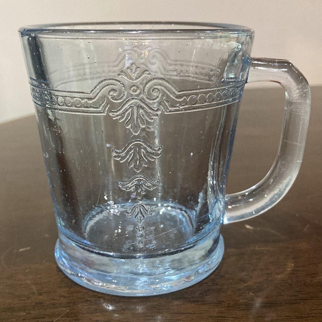 ファイヤーキングfire kingフィルビーマグマグカップ サファイアブルー D