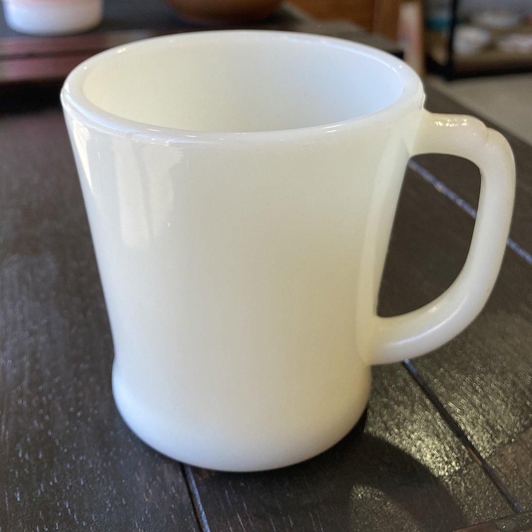 Dハンドルマグ アイボリー 1952年頃～1955年頃製造 Fire-king