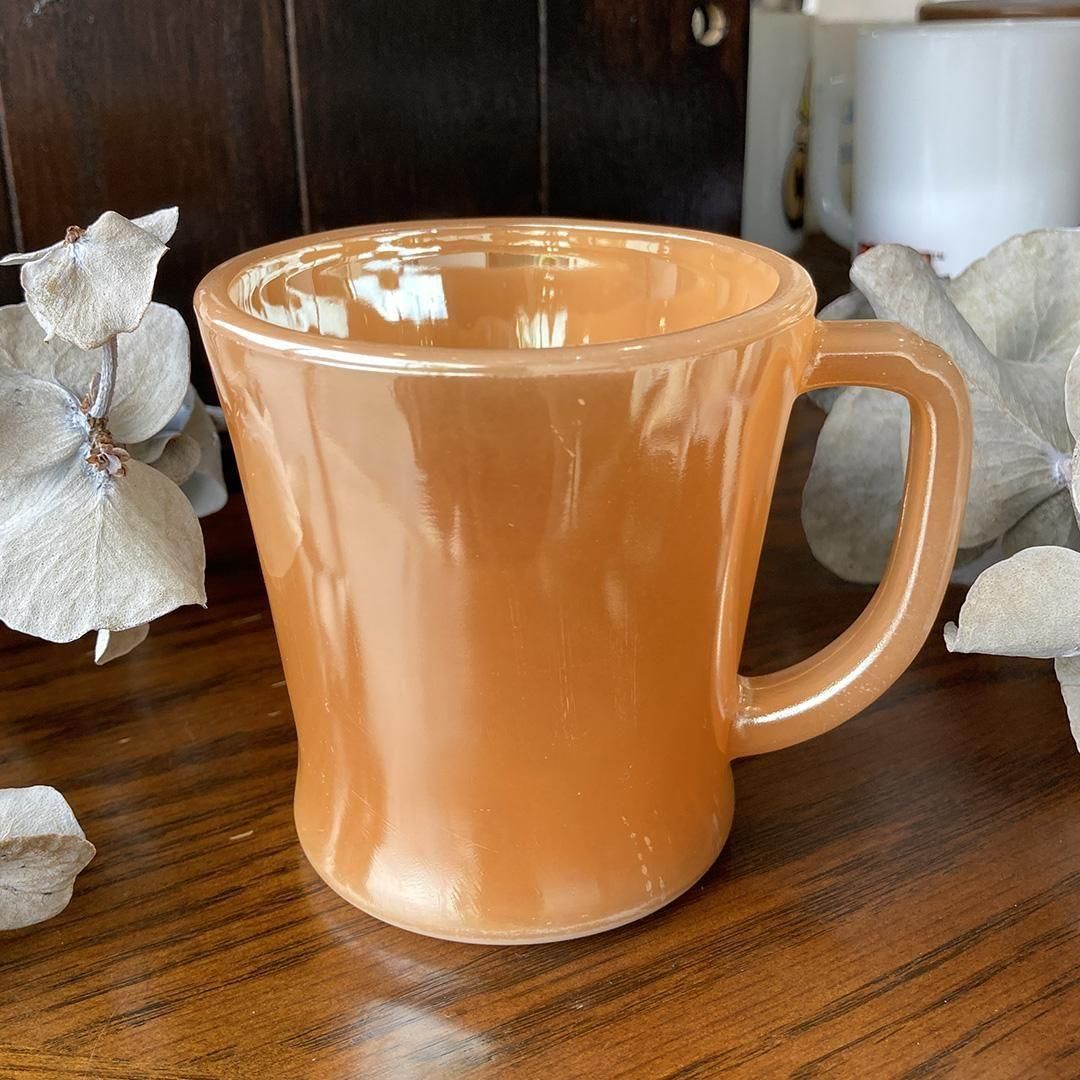 Dハンドルマグ ピーチラスター 1956年代～1960年代製造 Fire-king