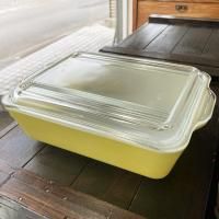 ヴィンテージ品【未使用】ポルトガル製 保存蓋付きパイ皿 075b553e9e8e989016966149e3ddbf