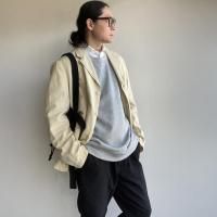 1990ǯ桼ơ顼ɥ㥱åȡ1990's Euro Linen Mixed Tailored Jacket by LORENZO BRUNELLI<img class='new_mark_img2' src='https://img.shop-pro.jp/img/new/icons3.gif' style='border:none;display:inline;margin:0px;padding:0px;width:auto;' />