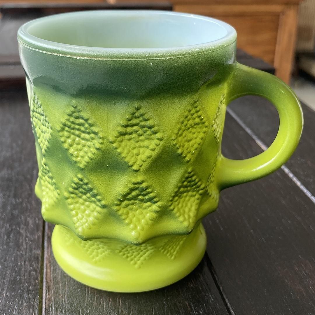 キンバリーマグ緑 | Fire-King - マメチコ Fashion and Vintage通販