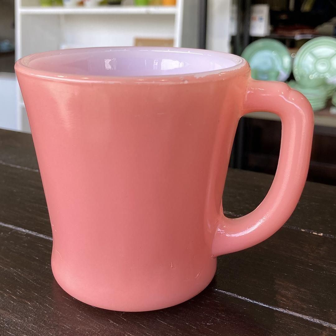 Dハンドルマグ ピンク | Fire-king - マメチコ Fashion and Vintage通販