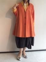 1990's Vintage Italian Spring Coat Orange