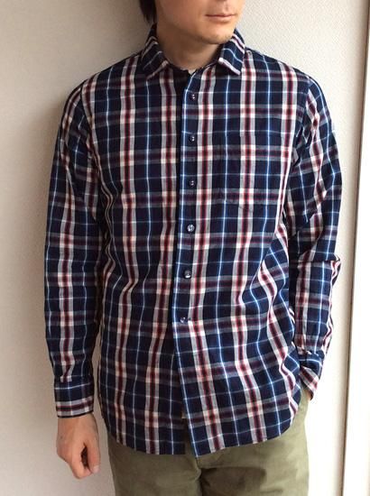 クラシックチェックシャツ ネイビーチェック Classic Check Shirt Navycheck Djangoatour マメチコ Fashion And Vintage 通販 クラシックチェックシャツ ネイビーチェック Classic Check Shirt Navycheck Djangoatour マメチコ Fashion And Vintage 通販