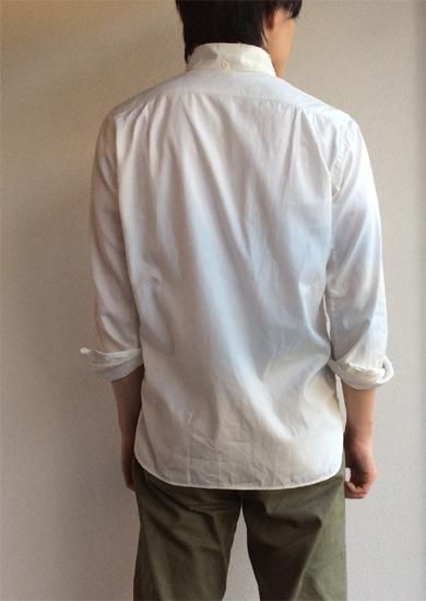 ラウンドカラーボタンダウンオックスフォードシャツ roundcollar
