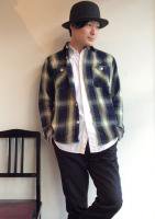 ǥեͥ륷ġʥ꡼ˡIndigo Flannel Shrit,GreenWorkers
