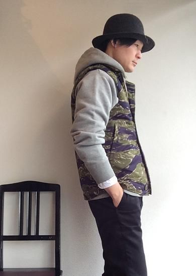 デッキベスト タイガーカモ Deck Vest,Tiger Camo／Workers