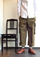 1950's Dead Stock French Army [M47] Field Pants BrownishKhaki(ե)