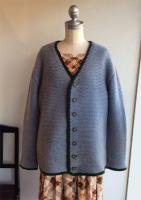 1970-1980's Austrian Tilorian Knit Cardigan(Blueish Gray)<img class='new_mark_img2' src='https://img.shop-pro.jp/img/new/icons48.gif' style='border:none;display:inline;margin:0px;padding:0px;width:auto;' />