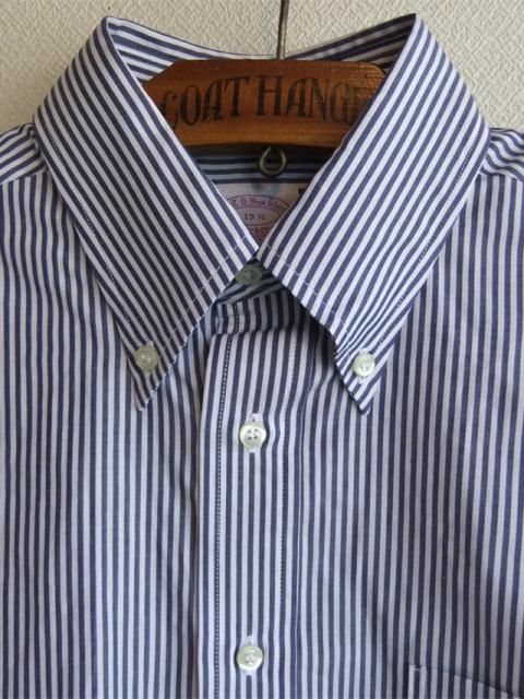 モディファイド ボタンダウンシャツ ストライプ Modified BD, Stripe