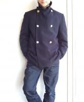 1960's British Fireman Wool Coat DarkNavy