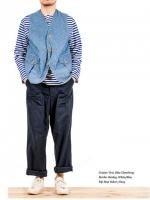リップストップベイカーパンツ　ネイビー　Rip Stop Baker,Navy／Workers