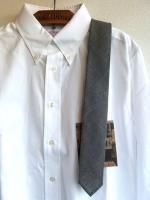 ʥåȥͥ󡡥졼Narrow Tie, Cotton LinenGrayWorkers<img class='new_mark_img2' src='https://img.shop-pro.jp/img/new/icons48.gif' style='border:none;display:inline;margin:0px;padding:0px;width:auto;' />