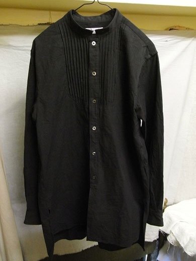 クラシックデタッチャブルカラーシャツ ブラック classic detachablecollar shirt black／DjangoAtour  ANOTHERLINE - マメチコ Fashion and Vintage 通販