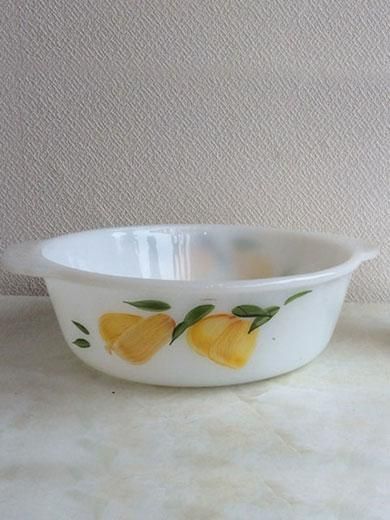 Fire-Kingファイヤーキング ゲイファド キャセロール ペアー 1960年代