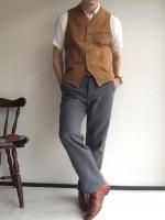 DAեȥ꡼ѥ 졼 da factory wool pants greyDjangoAtour