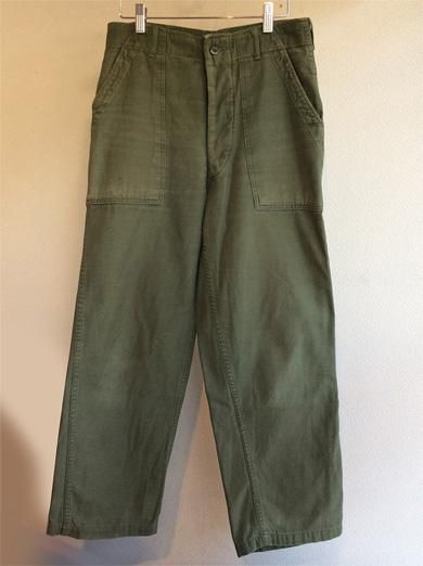 1970's U.S Military Baker Pants Khaki 表記サイズ30×29