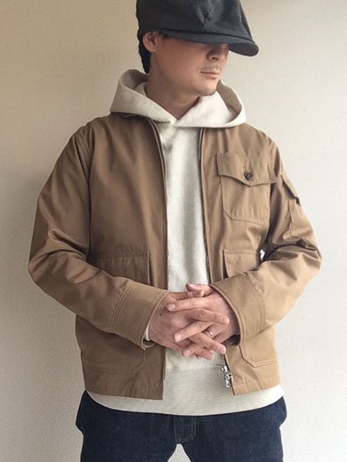 Flight Jacket, High Count Twill Beige(メンズ36)／Workers - マメチコ Fashion and  Vintage 通販