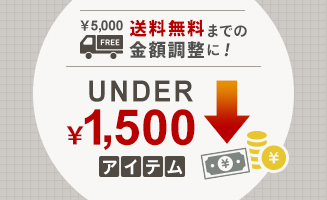 UNDER1500円アイテム