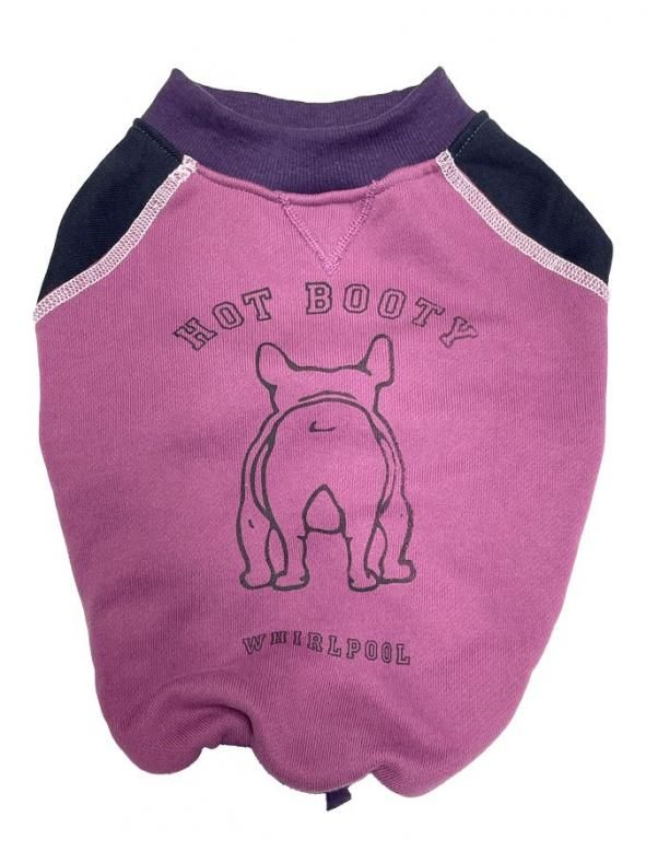 犬服  ラグランフード付き(Ｌ)   ꒡̈⃝Lily꒡̈⃝ハンドメイド ☆オリジナルデザイン☆ ラグラン服 - 犬服 フレンチブルドッグ服 1点