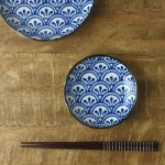 和ごころ 11.5cm豆皿 青海波 日本の伝統模様[美濃焼]