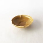 深山(miyama.) 瑞々 木瓜鉢 3.5寸 うす飴(10.5cm)[美濃焼]