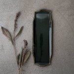 寿山窯 rim リム ロング M(29x10cm) エバーグリーン[美濃焼]