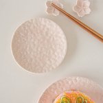 深山(miyama.) sakura-さくら-  5寸丸皿(15cm) ピンク[美濃焼]
